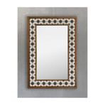 Oscar Stone Decor Masif Çerçeveli Mozaik Taş Ayna 43 Cm X 63 Cm (morocco-etnik Desen) AYN4060-045