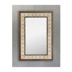 Oscar Stone Decor Masif Çerçeveli Mozaik Taş (mermer) Ayna 43 Cm X 63 Cm Dresuar Aynası AYN4060-107