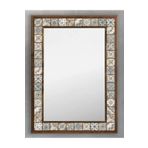 Oscar Stone Decor Masif Çerçeveli Mozaik Taş (mermer) Ayna 53x73 Cm Morocco-etnik-seramik Desenli AYN5070-076