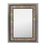 Oscar Stone Decor Masif Çerçeveli Mozaik Taş (mermer) Ayna 53x73 Cm Morocco-etnik-seramik Desenli AYN5070-091