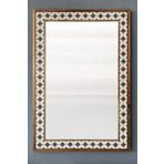 Oscar Stone Decor Masif Çerçeveli Mozaik Taş Mermer Ayna 63 Cm X 93 Cm Seramik Desenli AYN6090-045