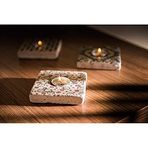 Oscar Stone Decor ML-081 Doğal Taş Mumluk