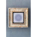 Oscar Stone Decor Nazar Boncuğu Çerçeveli Taş Duvar Dekoru 20X20 Cm Cdd-40-1028