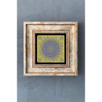 Oscar Stone Decor Nazar Boncuğu Çerçeveli Taş Duvar Dekoru 20X20 Cm Cdd-40-1035