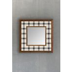 Oscar Stone Decor Oscar Stone Ahşap Çerçeveli Mozaik Doğaltaş Ayna 33 Cm X 33 Cm AYN-004