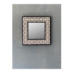 Oscar Stone Decor Oscar Stone Ahşap Çerçeveli Mozaik Doğaltaş Ayna 33 Cm X 33 Cm AYN-006