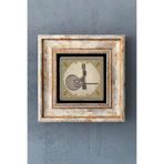 Oscar Stone Decor Tuğra Çerçeveli Taş Tablo 20X20 Cm-Wall Decor Cdd-40-1244