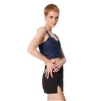 oschino Jeans Bluz, İndigo, M, 241K1J0801