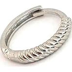 Ose Shop 925 ayar gümüş burgu halka tek erkek küpe 1.5 cm çap