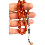 Ose Shop Akik taşlı gümüş imameli tasarım tesbih