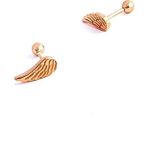 Ose Shop Melek Kanadı Figürlü 925ayar Gümüş Rose Tragus Kıkırdak Piercing