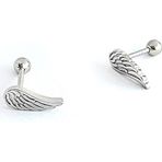 Ose Shop Melek Kanadı Figürlü 925ayar Gümüş Tragus Kıkırdak Piercing