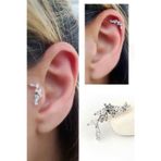 Ose Shop Pırlanta Parlaklığında Zirkon Taşlı 925ayar Gümüş Tragus Helix Kikirdak piercing