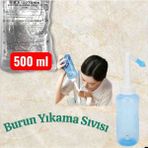Osel 500 ml Burun Yıkama (Nasal)Sıvısı, Bebek Dostu ve Kolay Temizlenebilir + 10 ml Enjektör ile Birlikte