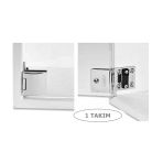 Osena Cam Menteşesi Metal Krom 6-8 Mm Ayarlı 1 Takım Vitrin