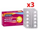 Osende 2M Metilfolat Metilkobalamin 3x30 Tablet