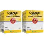Osende D3K2 Kompleks Damla 20 ml Vitamin D Vitamin K2 MK-7 MK-4 (2 paketi)