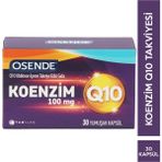 Osende Koenzim Q10 30 Kapsül - Dezenfektan Hediyeli (%72 Alkol)
