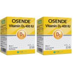 Osende Vitamin D3 400 Iu Damla/Sprey 20 Ml (2 paketi)