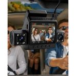 Osense Çok Lensli Araç Kayıt Kamerası G Sensörlü Döngüsel Video Sistemi - 1BW-Beyaz