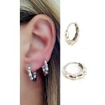 Oseshop İtalyan 925 Ayar gümüş Tasarım Halka Küpe