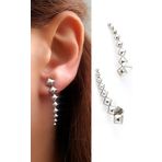 Oseshop İtalyan Tasarımı 925 Ayar Gümüş Trend Konik Küpe