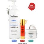 Oshine Professional Keratin Bakım Serisi Tuzsuz Şampuan - Keratin Maskesi - Luxoil 1400 ml