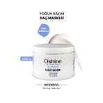 OSHİNE Yıpranmış Ve İşlem Görmüş Saçlara Özel Yoğun Bakım Saç Maskesi, Intensive Pure Care Mask, 350ml