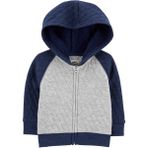 Oshkosh Erkek Bebek Kapüşonlu Sweatshirt Lacivert - Mavi - 1,5 Yaş
