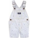 Oshkosh Erkek Bebek Salopet Şort - Klasik - 1 Yaş - Çok Renkli