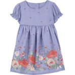 Oshkosh Kız Bebek Kısa Kollu Elbise - 6 Ay - Çok Renkli