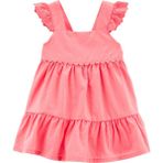 Oshkosh Kız Bebek Kısa Kollu Elbise Pembe - 6 Ay