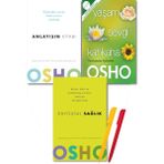 Osho Yeni 3 Kitap Set (Anlayışın Kitabı+Yaşam Sevgi Kahkaha+Duygusal Sağlık)+Kalem-Butik Yayınları