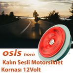 Osis Didit Korna Kalın Ses 12V Yüksek Ses Oto-Motorsiklet