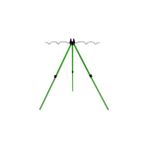 Oskar Kırmızı Üç Ayaklı Kamış Dayama Sehpası Tripod