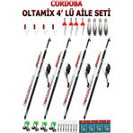 Oskar Oltamix 4’lü Aile Seti Ranger 5000 Makina CORDOBA 3m 75-200 gr Atarlı Teleskopik Kamış