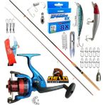 Oslo 3000 270CM 10-35GR Remixon Red Zoom Karbon Rapala Maket Balık Spin Olta Takımı Seti