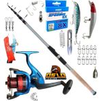 Oslo 3000 270CM 60-120GR Remixon Carbo-X Rapala Maket Balık Tele Spin Olta Takımı Seti
