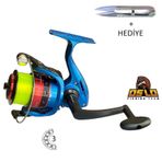 Oslo 3000 Metal Başlıklı 3 Bilyeli Model 13 Spin Olta Makinası