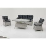 Oslo Bahçe Takımı - 3+1+1 - Beyaz