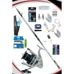 Oslo Crome Surf 420CM 70-250GR Shimano Aerlex 10000 8x Tüm Denizler Surf Olta Seti - Gri