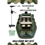 Oslo Fishing Team 2.40Mt Haki Şişme Bot Haibo Et-54 Deniz-Göl Bot Seti