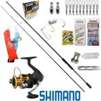 Oslo Fx C3000 Remixon Double Black 270CM 20-40GR Kıyı Spin Olta Takımı Seti