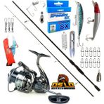 Oslo Next 4000 270CM 20-40GR Remixon Double Black Rapala Maket Balık Spin Olta Takımı Seti