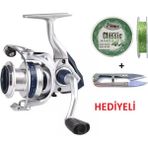 Oslo Okuma ARIA-1000A Painting Silver 1bb Ip Misina Sarılı Olta Makinesi - Çok Renkli
