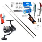 Oslo Okuma Revenger Rv-40 240CM 20-40GR Remixon Double Black Rapala Maket Balık Spin Olta Takımı Seti
