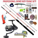 Oslo Okuma Revenger Rv-65 165cm 100-250gr Kendo Holiday Boat Profesyonel Deniz Tekne ve Bot Olta Takımı Seti