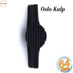 Oslo Siyah Kulp Düğme 64 Mm Çekmece Mutfak Salon Odası Mobilya Dolabı Dolap Kulpu Kulbu Plastik Kulp