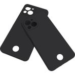 Osm Gsm Reeder S23 Pro Max Kılıf Kamera Korumalı Silikon Rubber Arka Kapak - Siyah