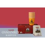 Osman Bey Kahvesi 10 Saniyede Hazır Türk Kahvesi 50'li Paket- Sade - 6 gr